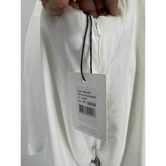 Bardot Cindy Slip Backless Romper - Picture 10 of 14